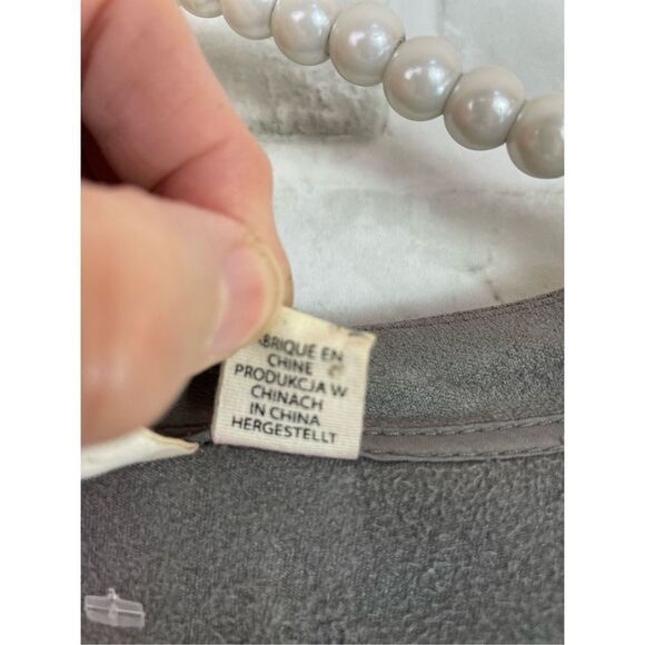 ARTISAN NY Suede Look Waterfall Vest Women’s Size Medium - Picture 6 of 7